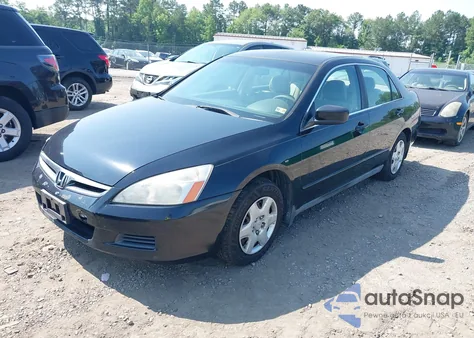 2006 Honda Accord Lx из США, поврежденный, VIN 3HGCM56466G707652